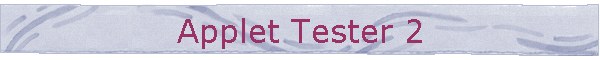 Applet Tester 2